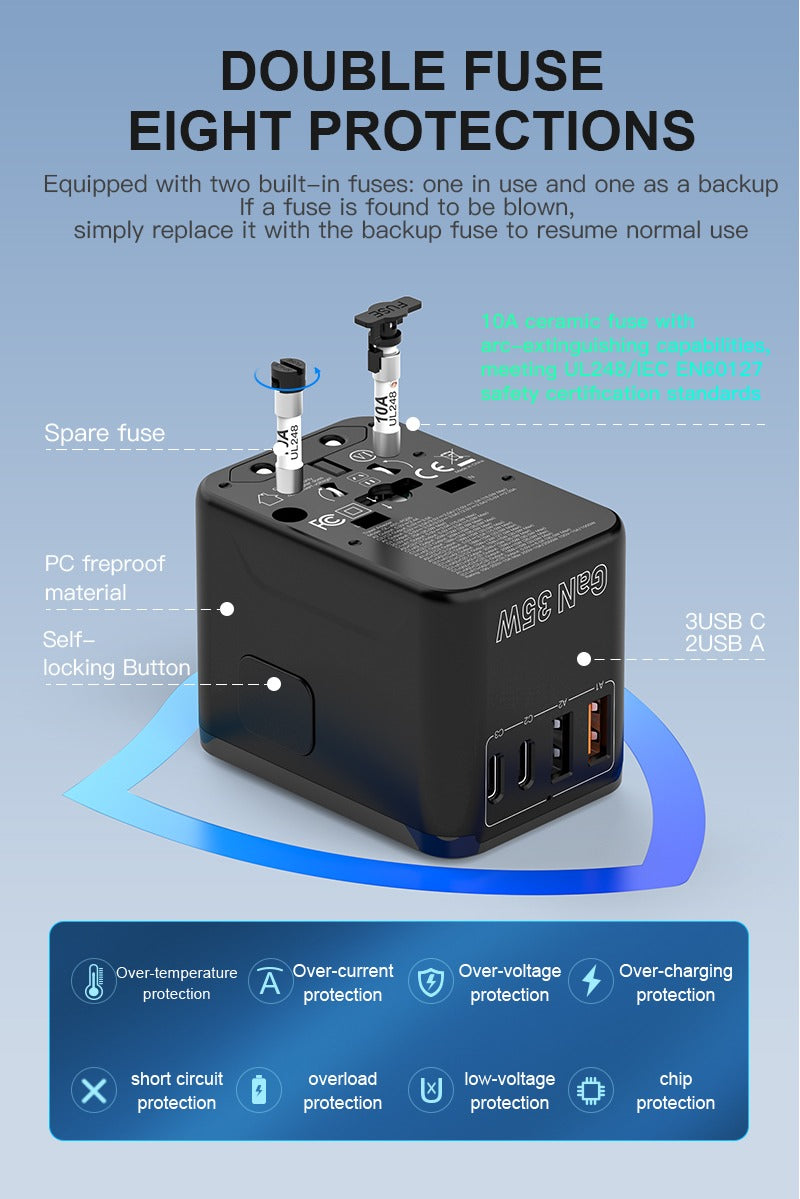 GEN35 Universal Travel Adapter